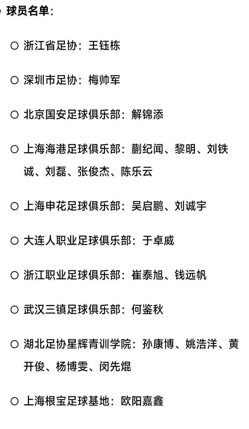 神秘25人名单星空体育揭晓，国足东亚杯梦之队即将启程！的简单介绍